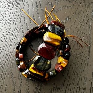 Tiger eye soft bangle